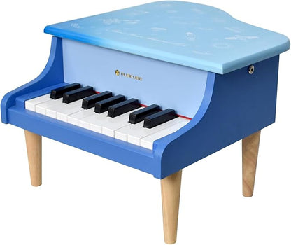 MUSICUBE Kids Mini Piano - 18 Key Grand Piano for 3-7 Year Olds, Beginner Girls & Boys, Educational Musical Instrument Gift Choice (Range: C4-F5)