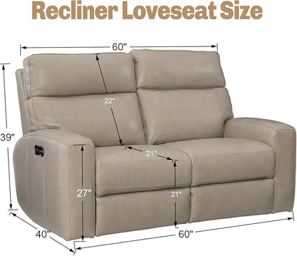JIVINER 6-Piece Loveseat Recliner Slipcover Stretch Jacquard Recliner Sofa Cover 2 Seater Washable Reclining Couch Cover with Pocket Fitted Furniture Protector Cover (Loveseat Recliner, Ivory)
