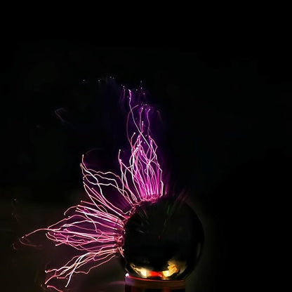 Tesla Coil DIY Kit, Spark Gap Arc Generator with Touchable Plasma Ball, Arc Plasma Artificial Lighting Science Experiment Model - 3.94" Arc, for Physics Teaching to College High School Education