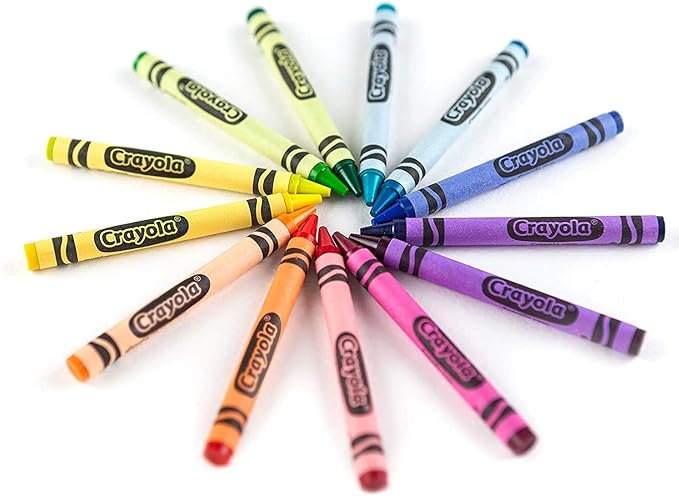 64-Pack Crayons with Sharpener