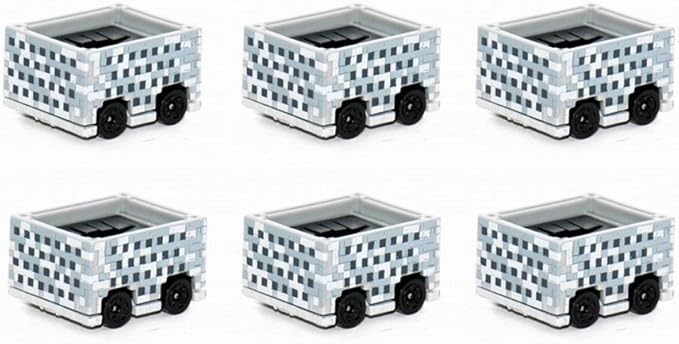 Hot Wheels 1:64 Minecraft Minecart (Assorted Character Cards) 6PCS