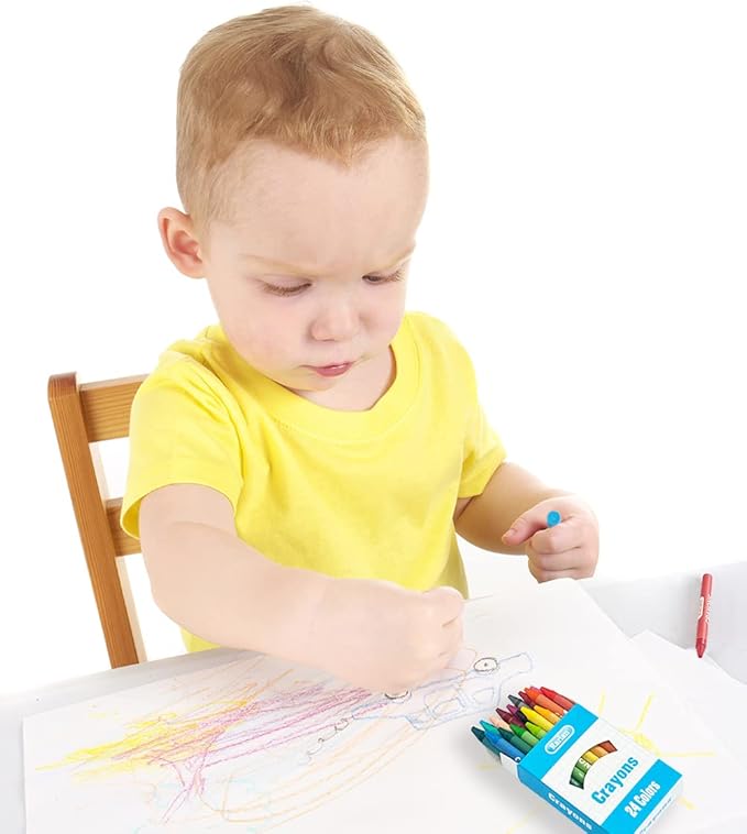 Crayons Bulk, 30 Crayon Packs with 24 Assorted Colors, 720 Count Crayons