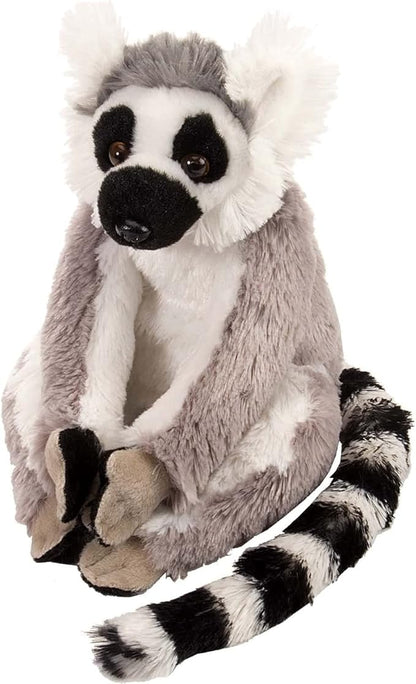Wild Republic Ring Tailed Lemur Plush, Stuffed Animal, Plush Toy, Kids Gifts, Cuddlekins, 8 Inches