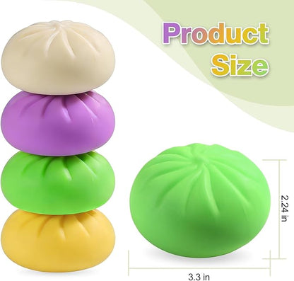 Dumpling Squishy Mystery Box, Dumplings Squeeze Stress Balls for Kids & Adults, Sensory Fidget Toys for Anxiety Relief, Crazy Fun Squishy Dumpling Ideal Gift for Boys,Girls,Teens(Green)