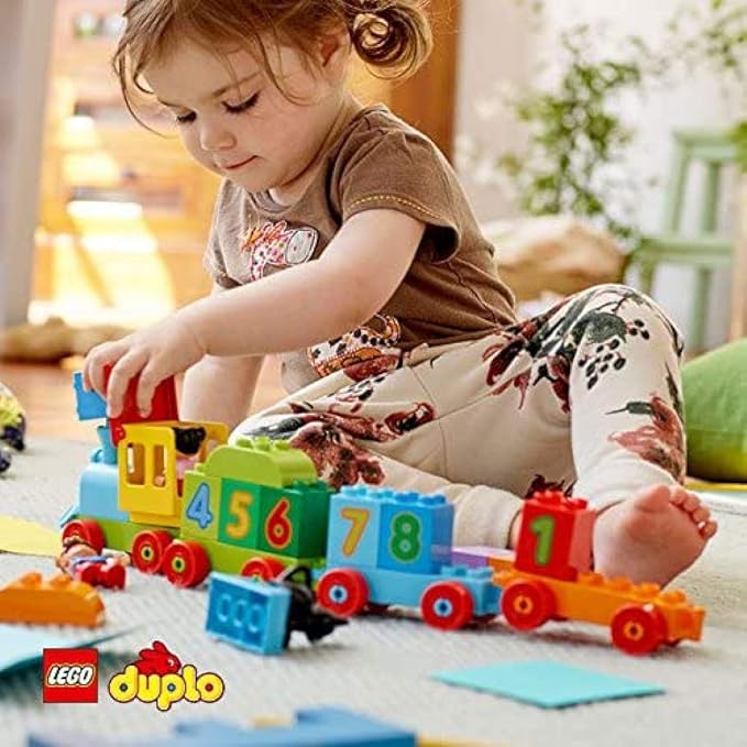 LEGO DUPLO My First Number Train 10847 Learning and Counting Train Set Building Kit and Educational Toy for 2-5 Year Olds (23 Pieces)