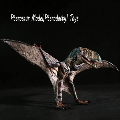 Pterodactyl Dinosaur Action Figures Realistic Flying Toy | Movable Mouth | Pteranodon Dino Toys | Pterosaur Model Toys | Cake Toppers Dinosaur Toys for Boys and Girls