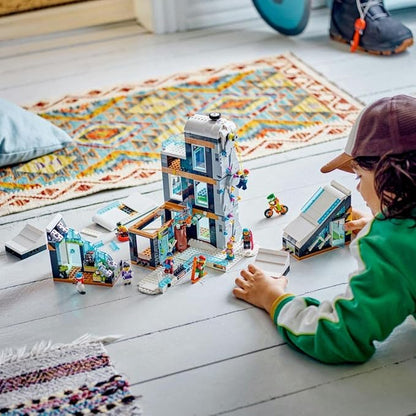 LEGO City Snow Sports Center 60366 Toy Blocks, Present, Town Making, Boys, Girls, 7 Years Old and Up