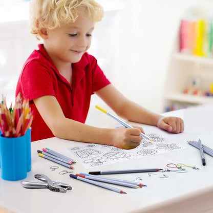 POPMISOLER 183 Pieces Shrink Plastic Kit DIY Ornaments or Creative Craft DIY Accessories Kit for All Ages Great Gift