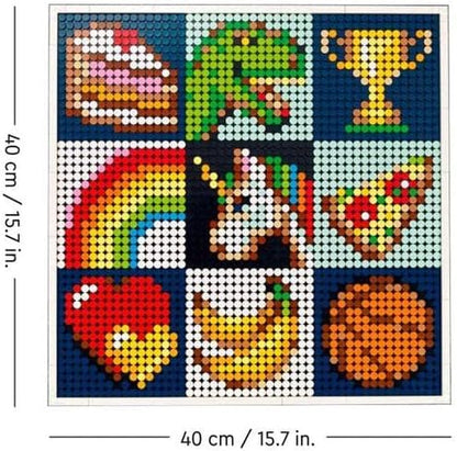 LEGO Art: Art Project – Create Together 21226 Building Kit; A Great Creative Opportunity to Make Fun Wall Art (4,138 Pieces)