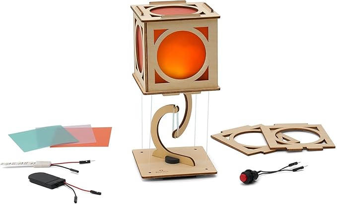 KiwiCo Levitating Lantern – STEM Physics Science Project & Building Kit for Kids Ages 9+ - Robotics Science Gift