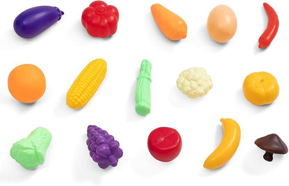 Delta Children Tiny Chef Play Kitchen - Toy Kitchen Playset with Realistic Knobs That Turn/Click, Oven, Sink, Microwave and 15 Pieces of Play Food, Green