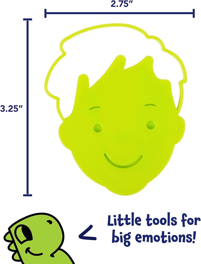 READY 2 LEARN Dough Cutters - 6 Emotions - Playdough Accessories - Dough Cutters for Kids - Clay Tools for Kids - Toddler Art Supplies