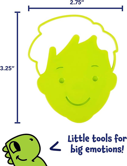 READY 2 LEARN Dough Cutters - 6 Emotions - Playdough Accessories - Dough Cutters for Kids - Clay Tools for Kids - Toddler Art Supplies
