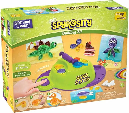 Quill On Spyrosity Explore Quilling Craft Kit | Arts and Crafts for Kids Ages 6-8 | Girls Toys Age 6-8 | Crafts for Kids Ages 4-8 | 7 Year Old Girl Birthday Gifts | Gifts for 5 Year Old Girls