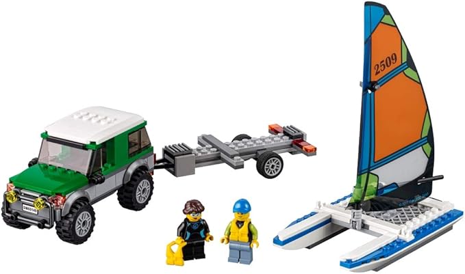 LEGO City Great Vehicles 4x4 with Catamaran 60149 Building Kit