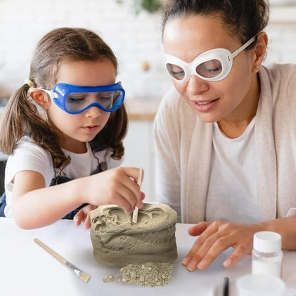 ArtCreativity Dinosaur Excavation Kit for Kids, Brachiosaurus Skull Excavating Set with Fossil Digging Tools and Stand, Fun Science Activity Toy, Educational Dinosaur Gift for Boys and Girls