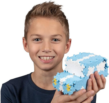 Plus-Plus - Learn to Build Super Set - Pastel Mix, 1,200 Pieces w/ 4 Baseplates - Construction Building Stem/Steam Toy, Interlocking Mini Puzzle Blocks for Kids