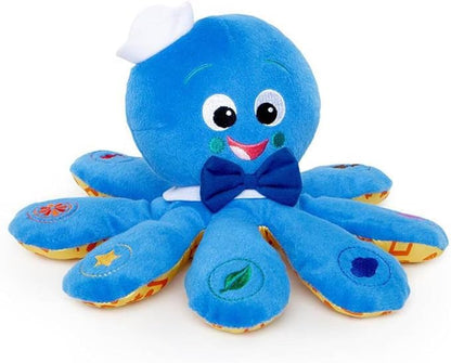 Baby Einstein Octoplush Musical Huggable Stuffed Animal Plush Toy, Learn Colors in 3 Languages, Blue, 11" Age 3 Month and up,
