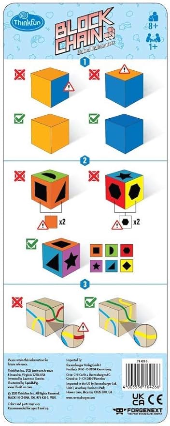 ThinkFun Ravensburger Blockchain (Unicorns) STEM Toy and Logic Game for Boys and Girls Age 8 and Up – The Addictive Brainteaser Puzzle