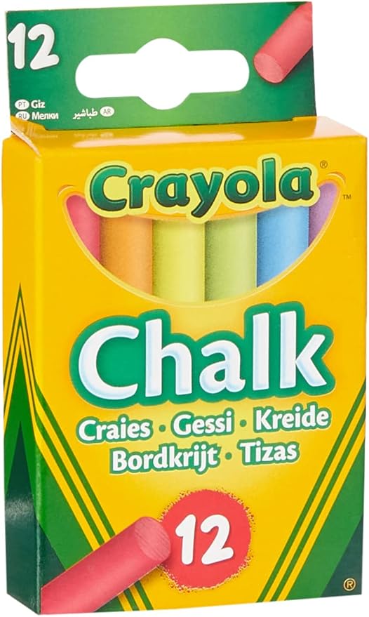 Crayola - Anti Dust Assorted Chalk