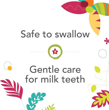 Dr. Talbot's Toddler Training Toothpaste Naturally Inspired with Citroganix, with Nuby Nananubs Banana Massaging Toothbrush, 1.6 Ounce, 6+ Months