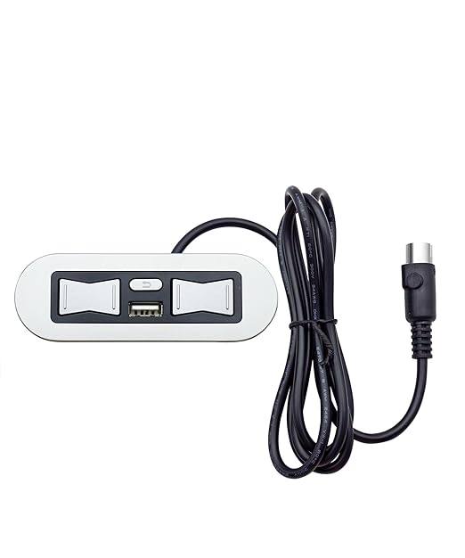 New Emomo HX90HU 5 Button 5 Pin Hand Control with USB for Lazy Boy Lift Chairs Power Recliner