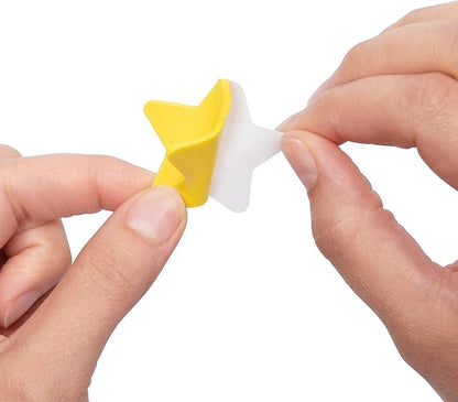 Assorted Colors Bright Paper Christmas Tree Ornament Craft Kit - 4" x 7" (Set of 12) - Ideal for DIY Holiday Decorations & Kids Crafts