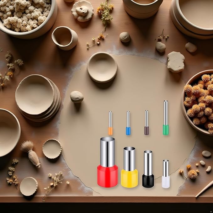 8Pcs Multicolor Clay Circle Cutters Set,Clay Molds Household Tool for Polymer Ceramic Crafts Handmade Supplies Clay Cutters Set of Circle Cutters for Earrings Ceramics and Pottery Ceramic and Pottery