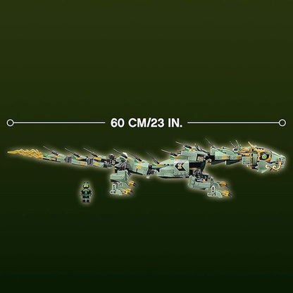 LEGO NINJAGO Movie Green Ninja Mech Dragon 70612 Ninja Toy with Dragon Figurine Building Kit (544 Pieces)