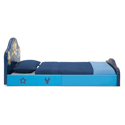 Delta Children PAW Patrol Upholstered Twin Bed, Blue