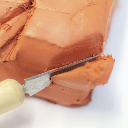 Mont Marte Terracotta Color Air Hardening Modeling Clay 500g (1.1lb). Terracotta Color Air Dry Clay with Drying Time of Approximately 24 Hours. Suitable for Sculptors and Modelers of All Skill Levels.