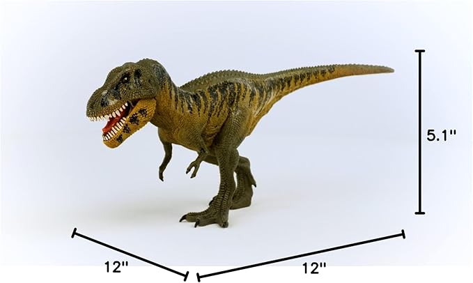 Schleich Dinosaurs Large Realistic Tarbosaurus Toy Figure - King Size Prehistoric World Dinosaur Movable Jaw Action Figure, Large Jurassic Planet Toy for Boys and Girls, Gift for Kids Age 4+