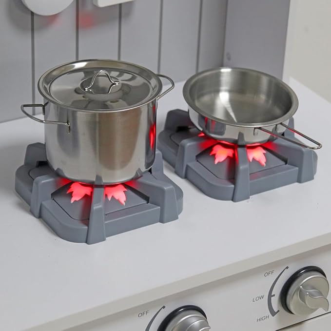 Kids Kitchen Playset,Children Play Kitchen for Toddler,Baby Toy Kitchen Set,Pretend Wooden Kitchen,Birthday Gifts with Play Sink Toy,Lights Sounds, Cooking Set for Kids Ages 1+Boys Girls