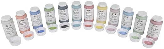 Sax True Flow Gloss Glaze Set, Assorted Gloss Colors, Set of 12 Pints - 406469