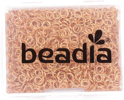 Open Jump Rings Gold 0.6x4mm 1000pcs for DIY Jewelry Making Supplies