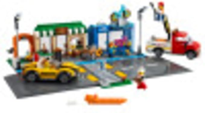 LEGO City Shopping Street 60306 Building Kit; Cool Building Toy for Kids, New 2021 (533 Pieces)