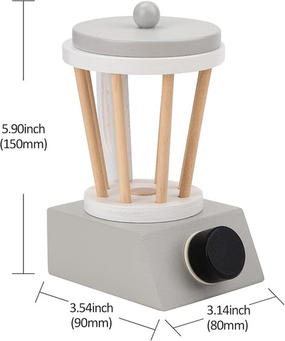 Juice Extractor Toys Pretend Play with Wooden Kitchen Accessories for Kids Entertainment Education Gift(JET03)