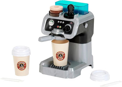 Klein: Barista Espresso Machine - Kitchen Appliance Toy, Coffee Making & Accessory Pretend Play Set, Realistic Water Flow Function, Kids Ages 3+