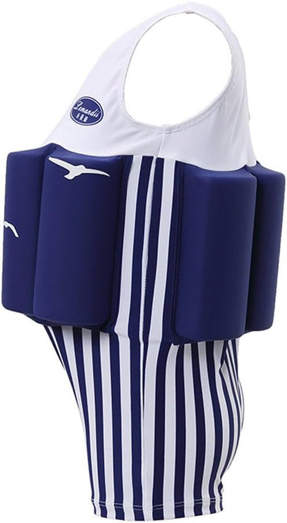 Baby Kids Floatation Suit Float One-Piece Swimwear Buoyancy for Girls Boys 1-8Years