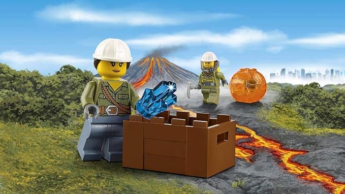 LEGO City Volcano Supply Helicopter Set #60123
