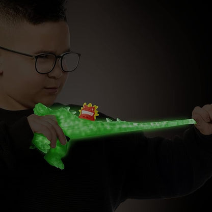 Heroes of Goo JIT Zu Glow Shifters - Versus Pack, Ultraglow Blazagon VS Shadowfang Viper. One with Unique Glow-in-The-Dark Goo Transformation. Crush The core, Goo Glows in The Dark.