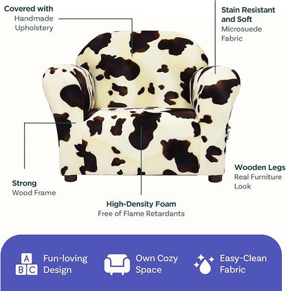 Keet Microsuede Children's Chair, Roundy, Pony