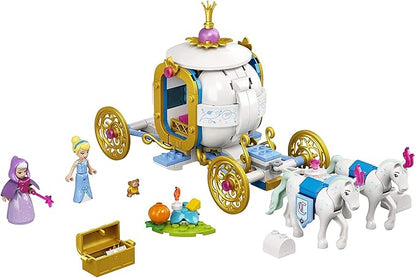 LEGO Disney Cinderella’s Royal Carriage 43192; Creative Building Kit That Makes a Great Gift, New 2021 (237 Pieces)