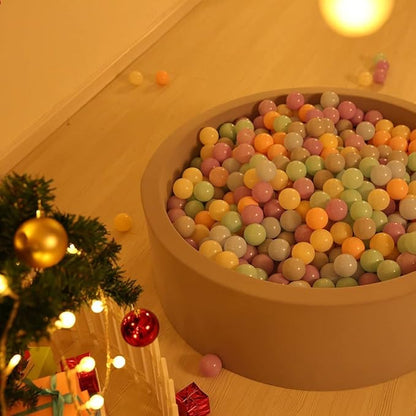 GOGOSO Ball Pit Balls 100pcs 2.15inch for Toddlers Baby - Muti-Color Plastic Balls for Ball Pit Play Tent Playhouse Pool Birthday Party Decoration