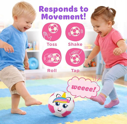 Move2Play, Hilariously Interactive Toy with Music & Sound Effects for Boy & Girl | Ball for Toddler & Baby | 6, 12, 18+ Months | 1, 2, 3+ Year Old