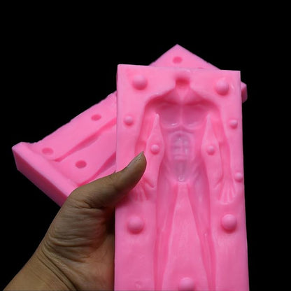 3D Human Body Silicone Clay Mold, Large Human Sculpture Polymer Mold Full Body Mold for Polymer Clay Craft (Large Man Body)