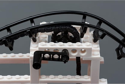 Flyer - 539 Pieces, Building Brick Set, Gravity Powered Roller Coaster Model, Promotes STEM Learning