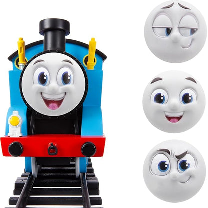 Lionel Mattel Thomas & Friends Battery O Gauge Toy Train Set with Remote, Locomotive, Train Cars, & Track with Authentic Train Sounds, Lights, & Water Vapor Smoke Effects for Kids 4+