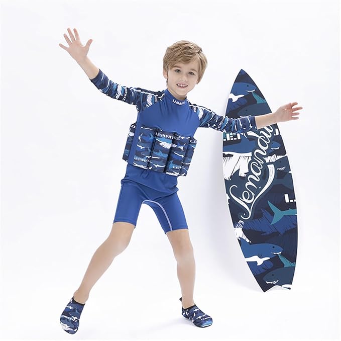 Baby Kids Floatation Suit Float One-Piece Swimwear Buoyancy for Girls Boys 1-8Years