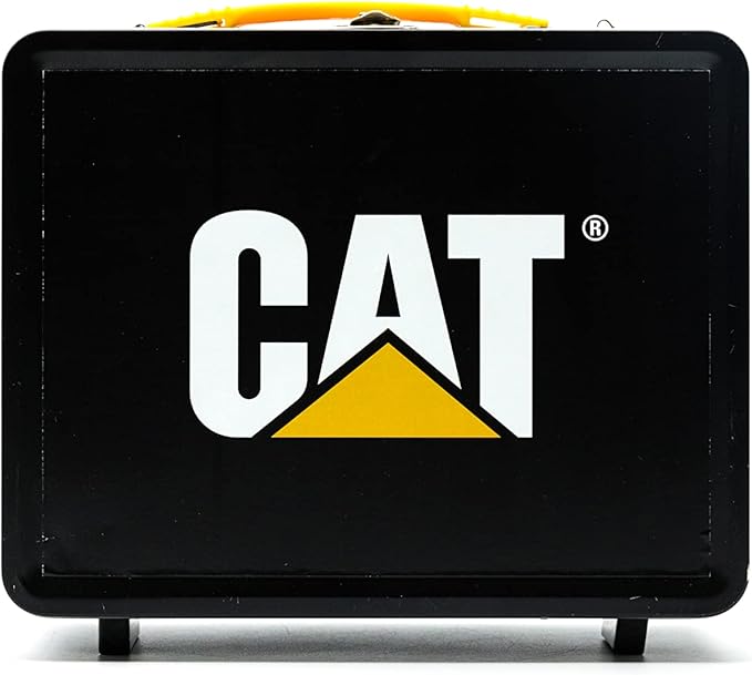 CAT Construction Toys, Store N Go Construction Playset with Travel Case, Ages 3+, 2 Little Machines Vehicles & Assortment of Construction Site Accessories, Quality, Durable & Realistic